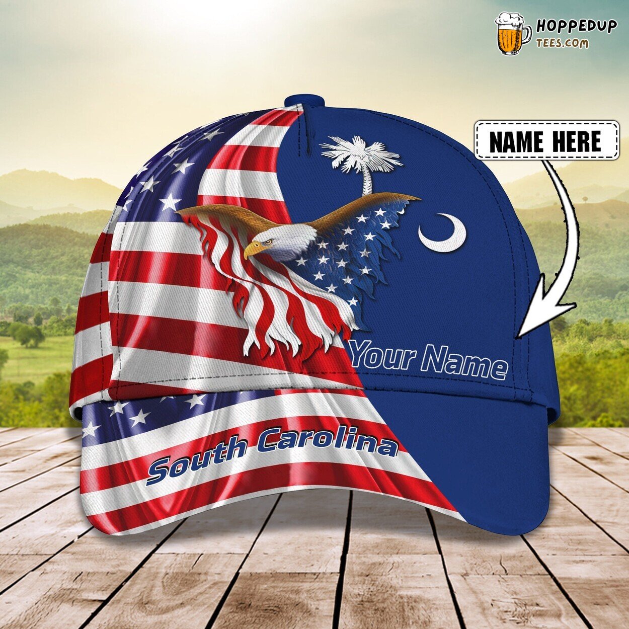 South Carolina’s Pride 3D Classic Cap Personalized Unique Edition