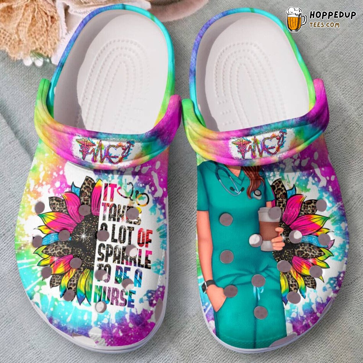 Sparkle To Be A Nurse Outdoor Shoes Birthday Gift Women Girl Mother Sister