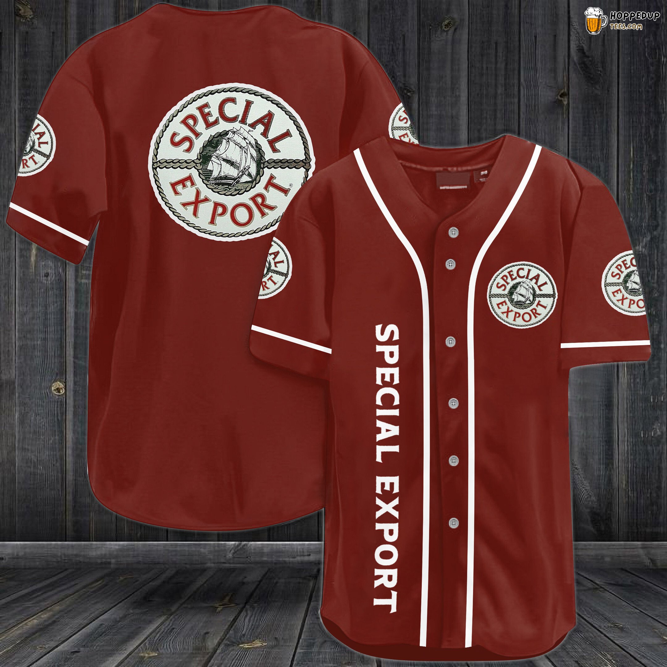 Special Export Baseball Jersey Red Unisex Jersey Shirt