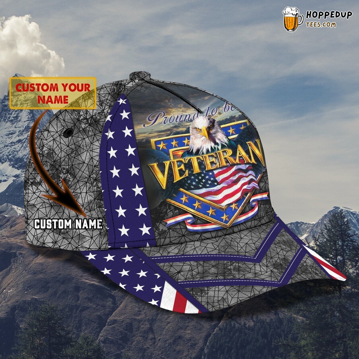 Special Veteran Edition 3D Classic Cap Personalized Name Unique Tribute