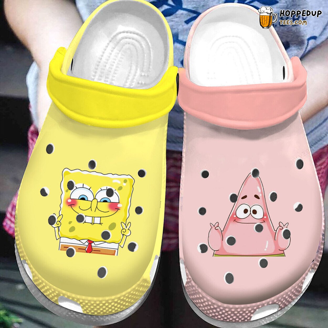 Spongebob Squarepants Couple Themed Comfortable Clog Shoes Fun