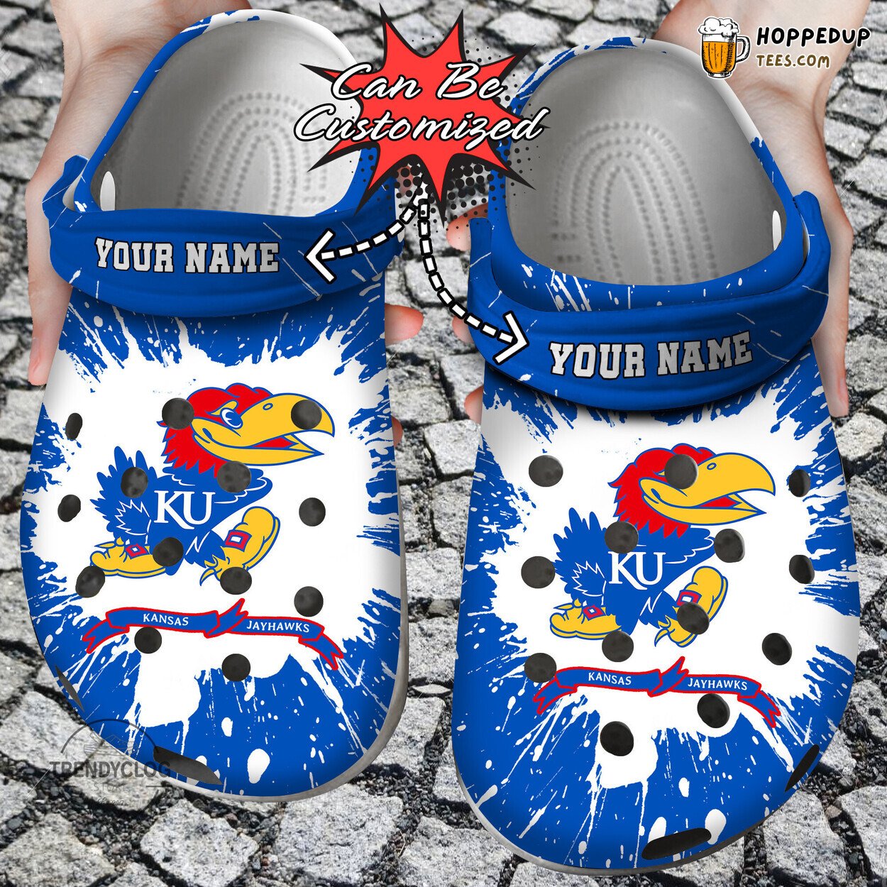 Sport KJayhawks University Team Personalized Comfortable Unique Clog Shoes