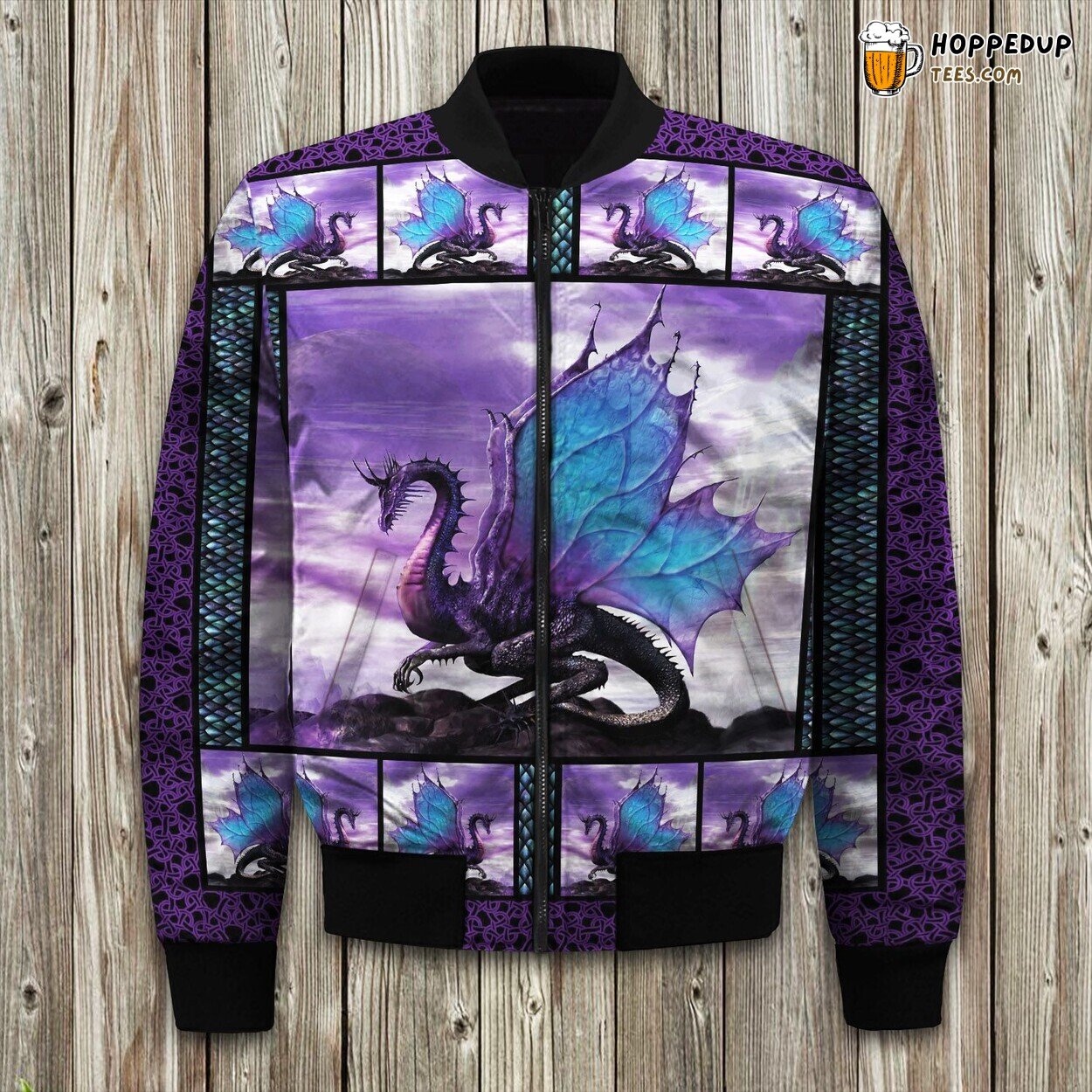 Sporty Lacrosse Design Winter Bomber Jacket Elite Designer Series