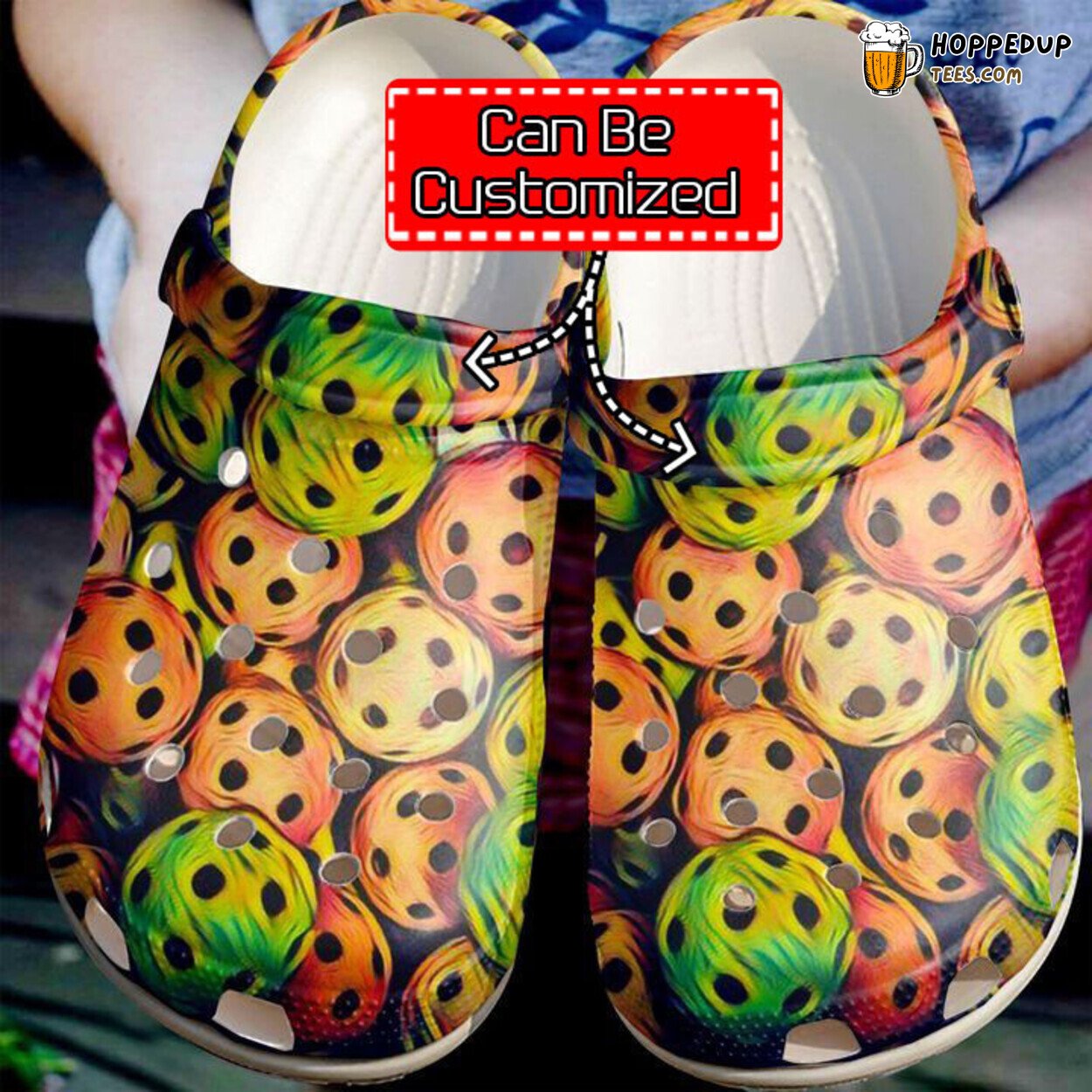 Sporty Personalized Pickleball Season Themed Comfort Clogs Shoes