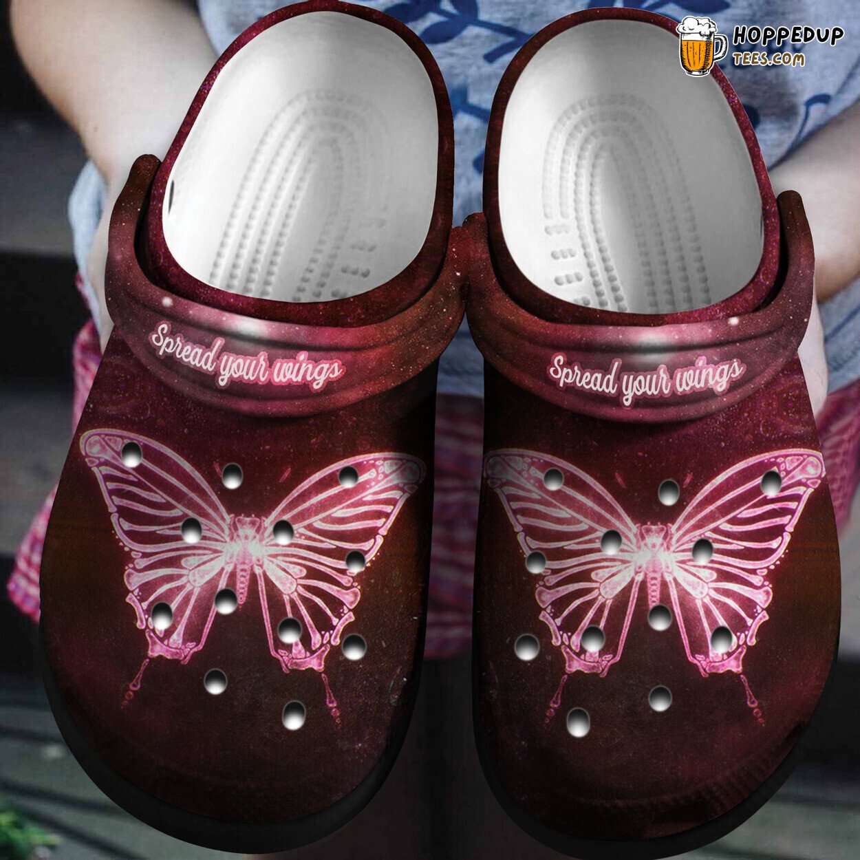 Spread Your Wings Magical Butterfly Outdoor Birthday Shoes Women Girls
