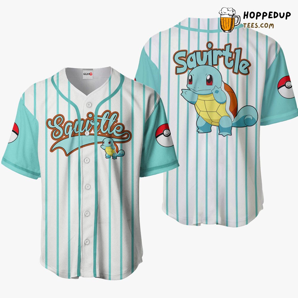 Squirtle Exclusive Design Baseball Jersey Collection Edition Unique Style Squirtle Exclusive Design Baseball Jersey Collection Edition Unique Style