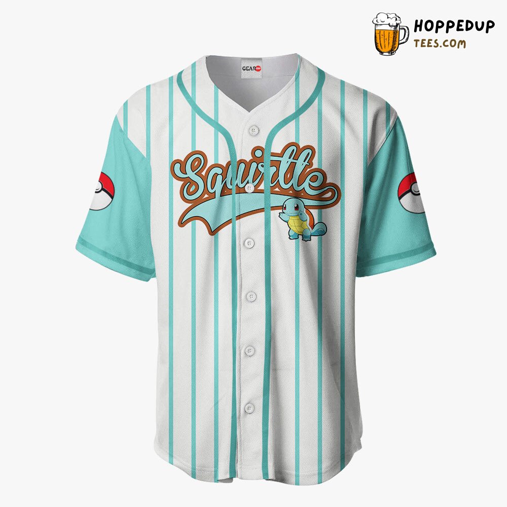 Squirtle Exclusive Design Baseball Jersey Collection Edition Unique Style