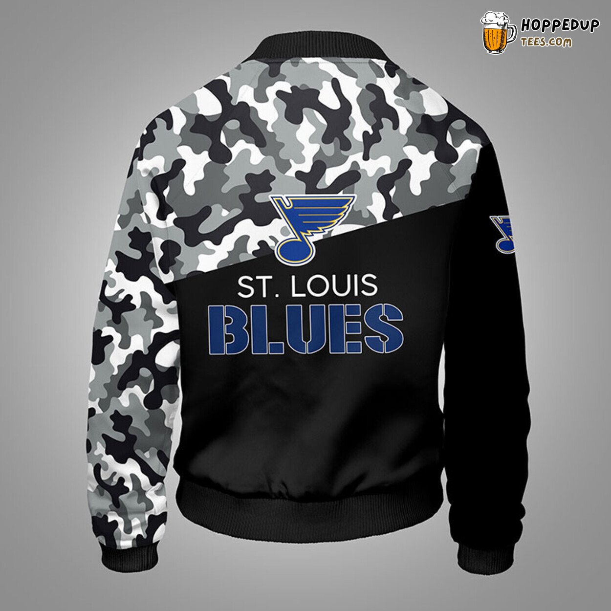 St Louis Blues NHL Camouflage Distinct Bomber Jacket Unique Stylish Look