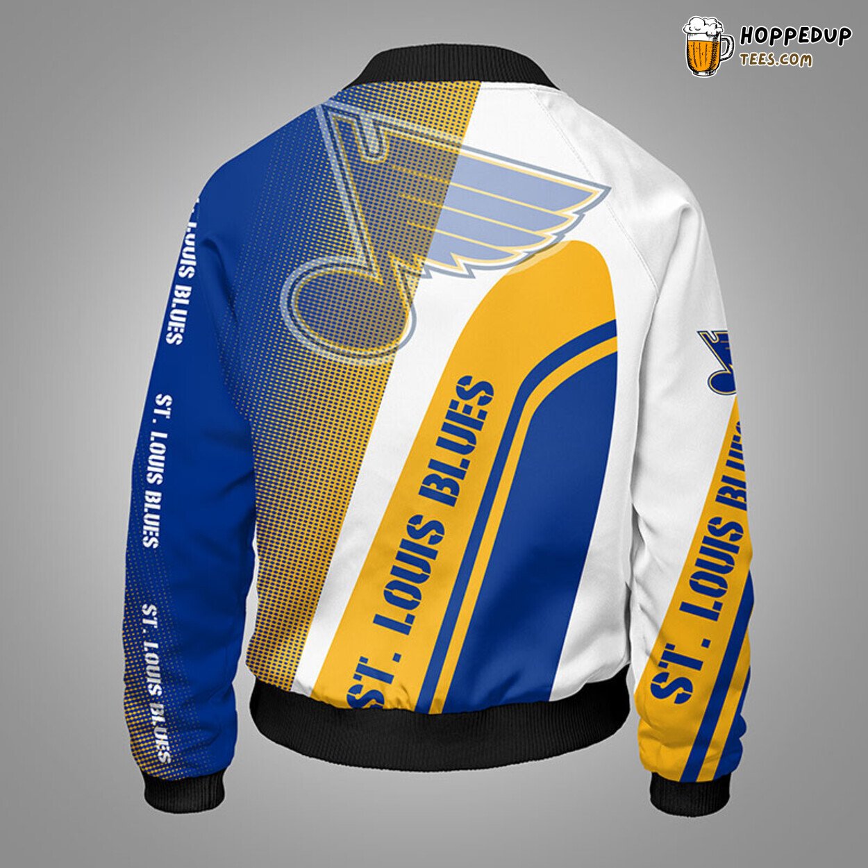 St Louis Blues NHL Stylish Yellow Bomber Jacket Distinct Unique Design