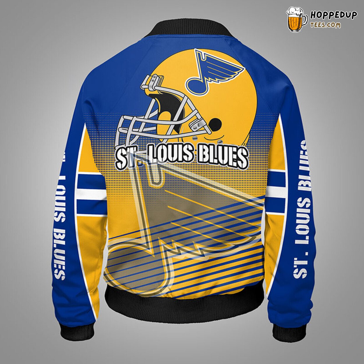 St Louis Blues NHL Yellow Themed Unique Bomber Jacket Stylish Design Look