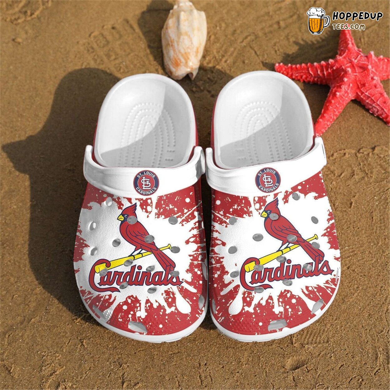 St Louis Fan Gift Crocbland Comfortable Stylish Clog Shoes