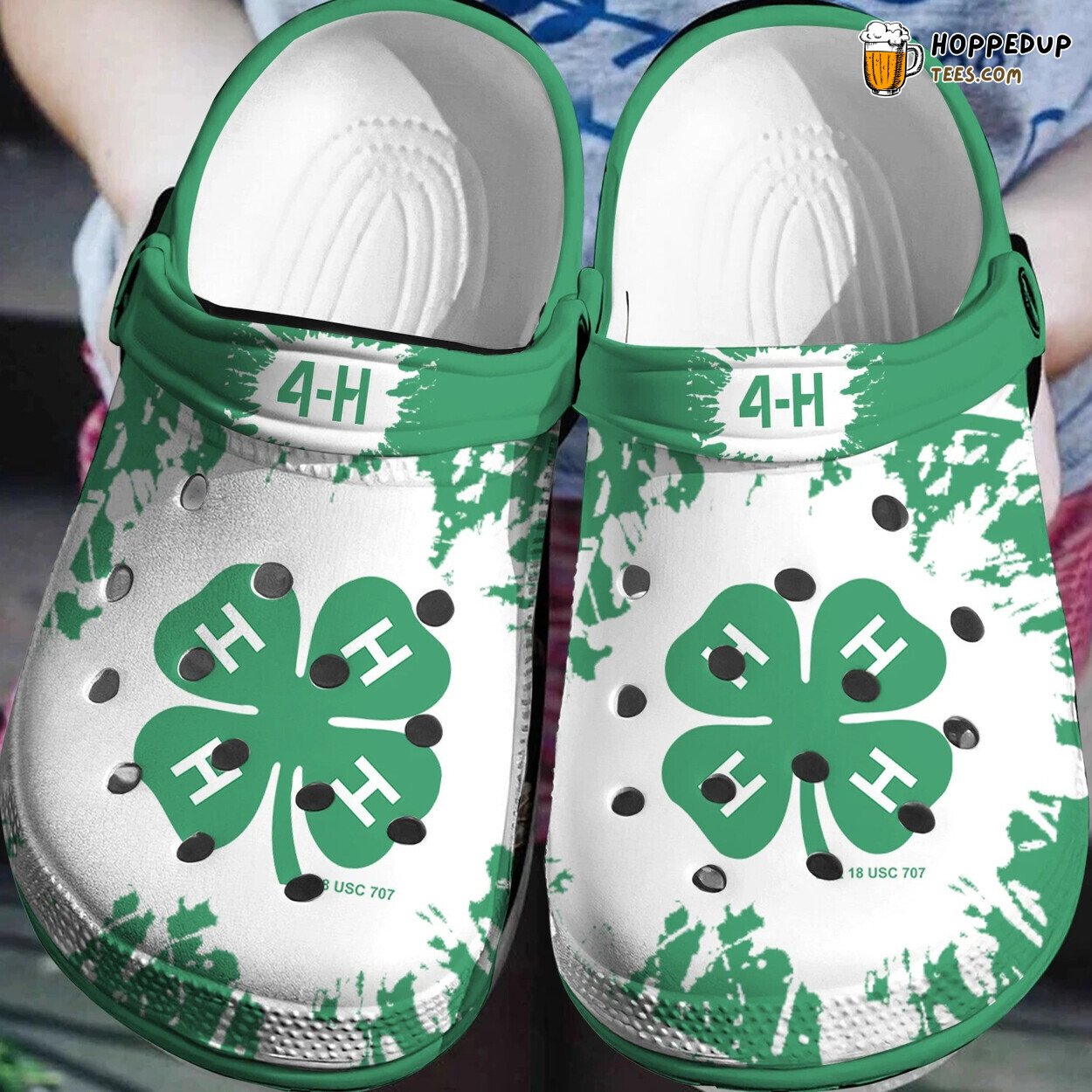 St Patricks 4H Shamrock Leaf Irish Day Themed Shoes