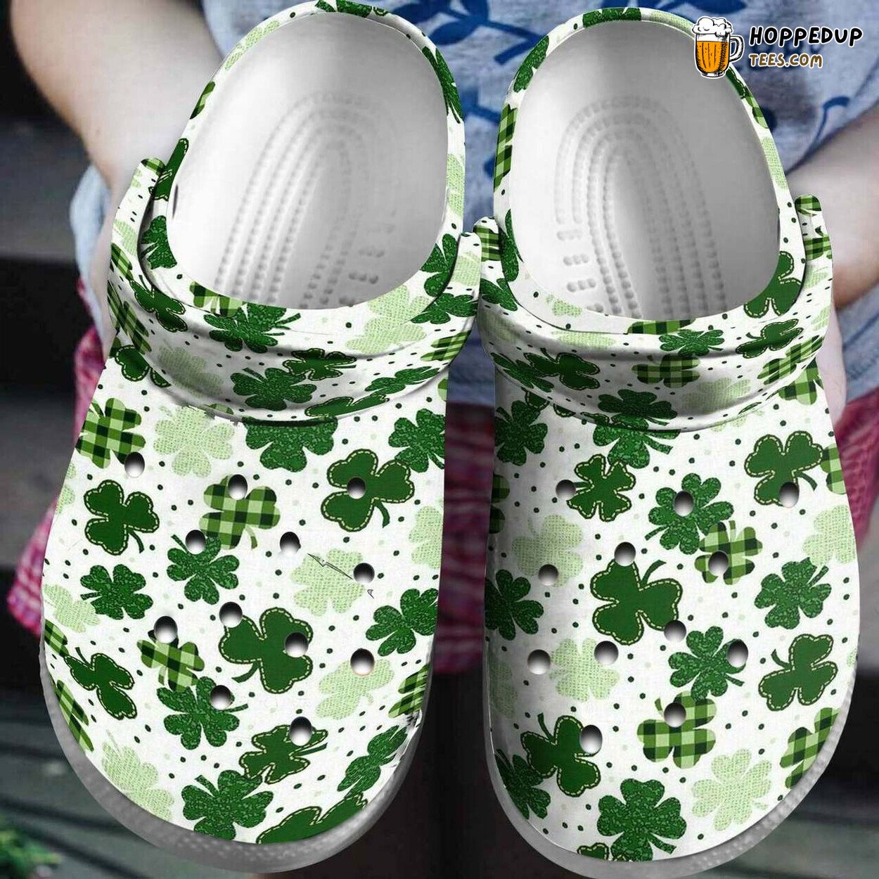 St Patricks Day Irish Shamrocks Pattern Themed Comfort Shoes