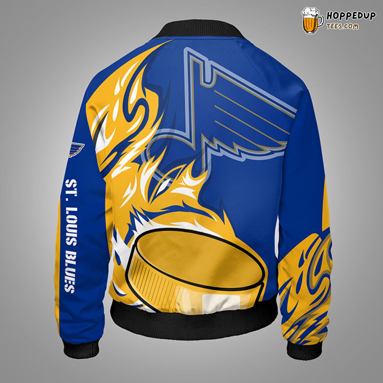St. Louis Blues NHL Distinct Yellow Bomber Jacket Unique Stylish Design