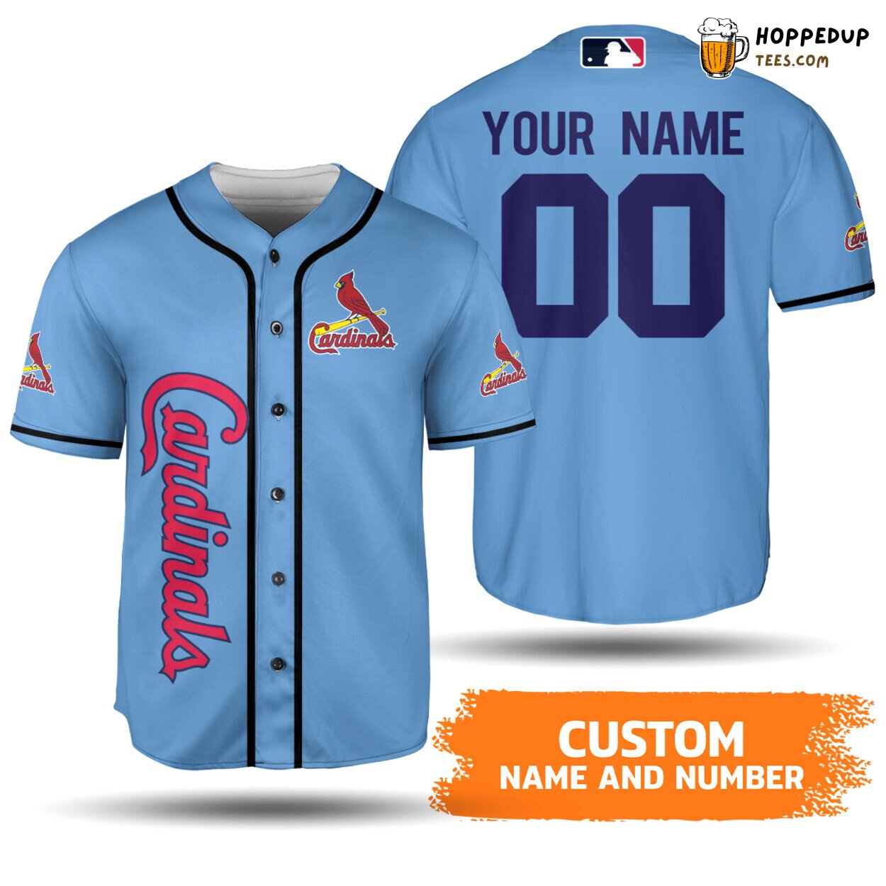 St. Louis Cardinals MLB Baseball Jersey Unisex Name Number Craft
