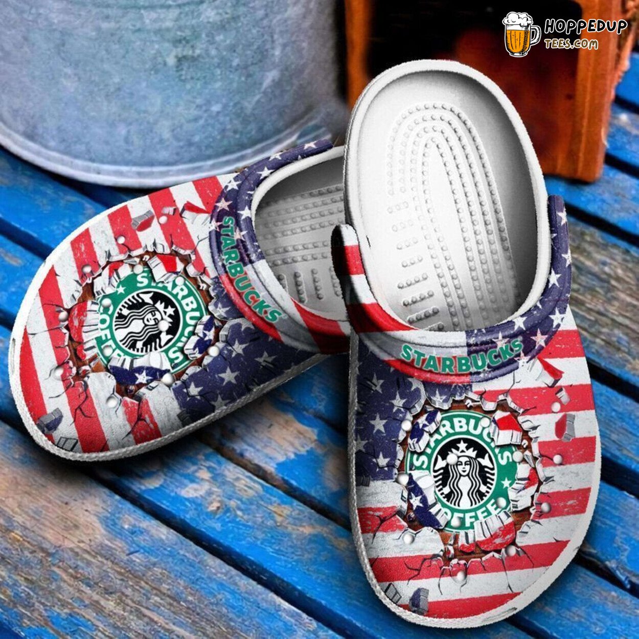 Star Buck Themed Comfortable Unique Design Clog Shoes Special