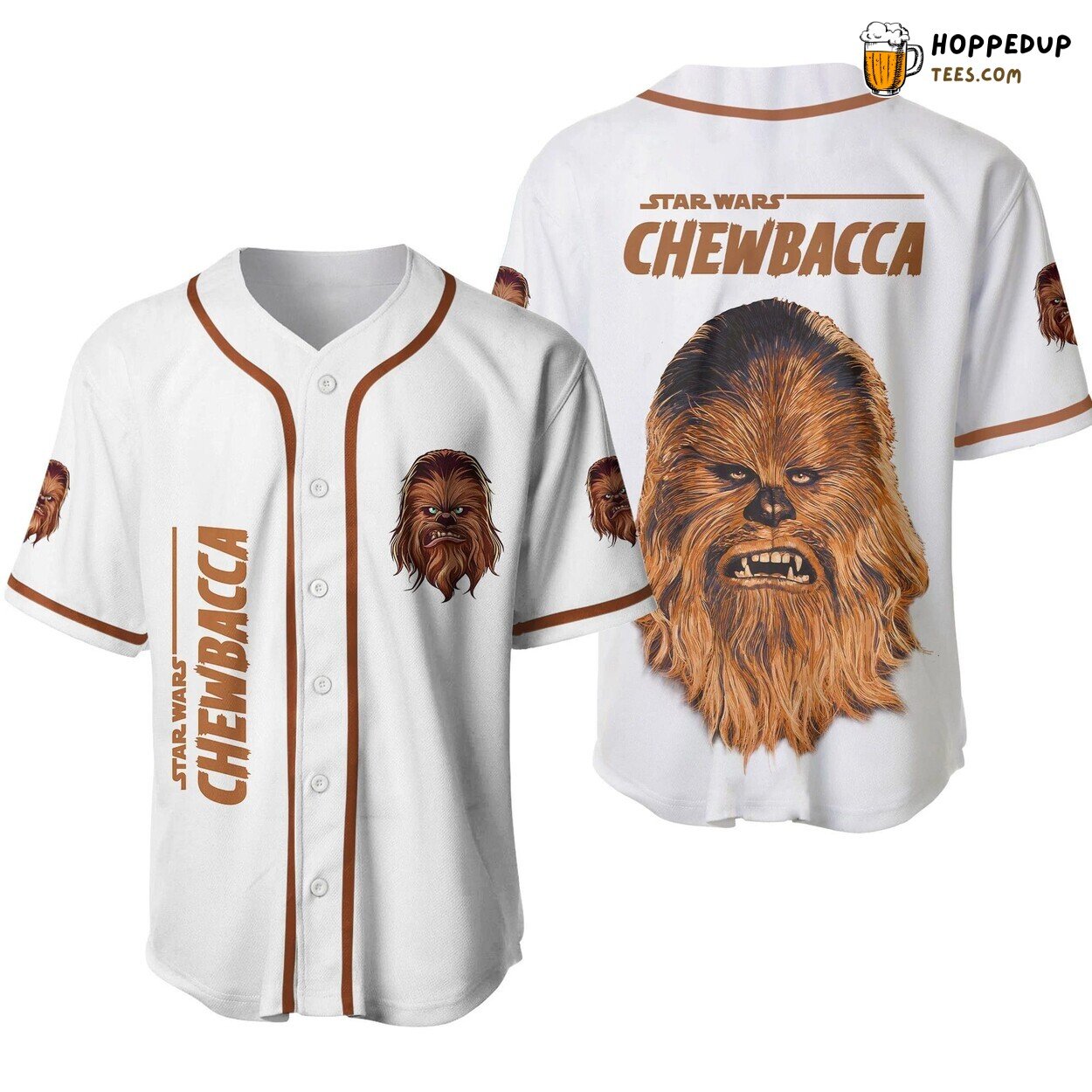 Star Wars Chewbacca Theme Customized Baseball Jersey Shirt