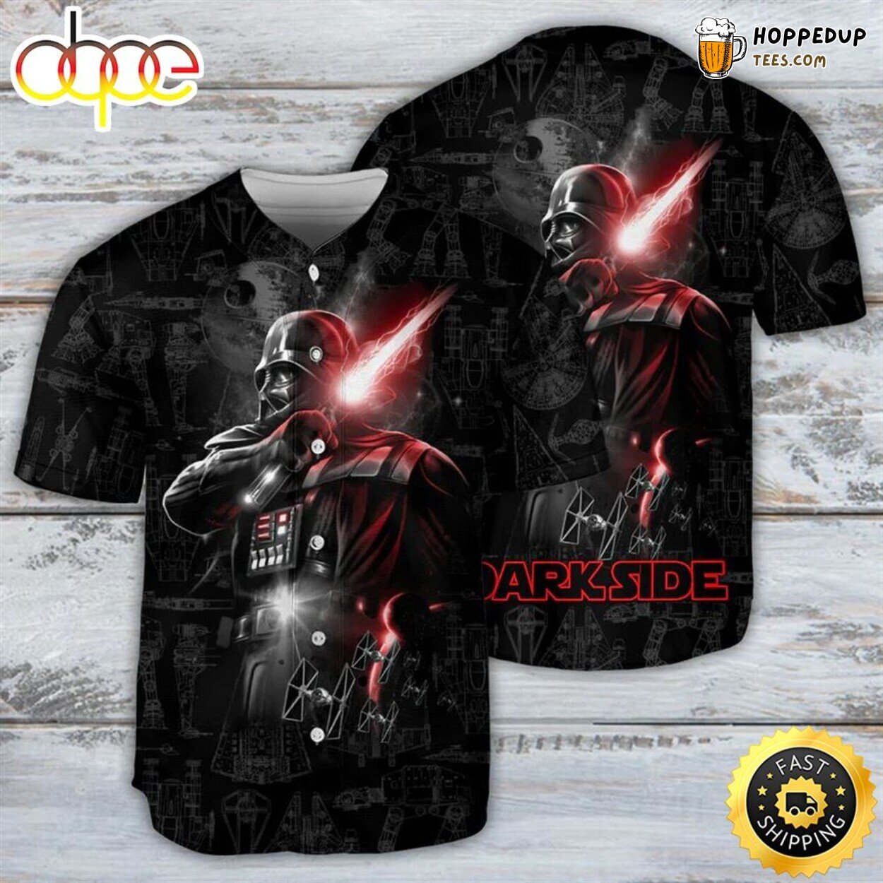Star Wars Darth Vader Dark Side Rising Father’s Day Baseball Jersey