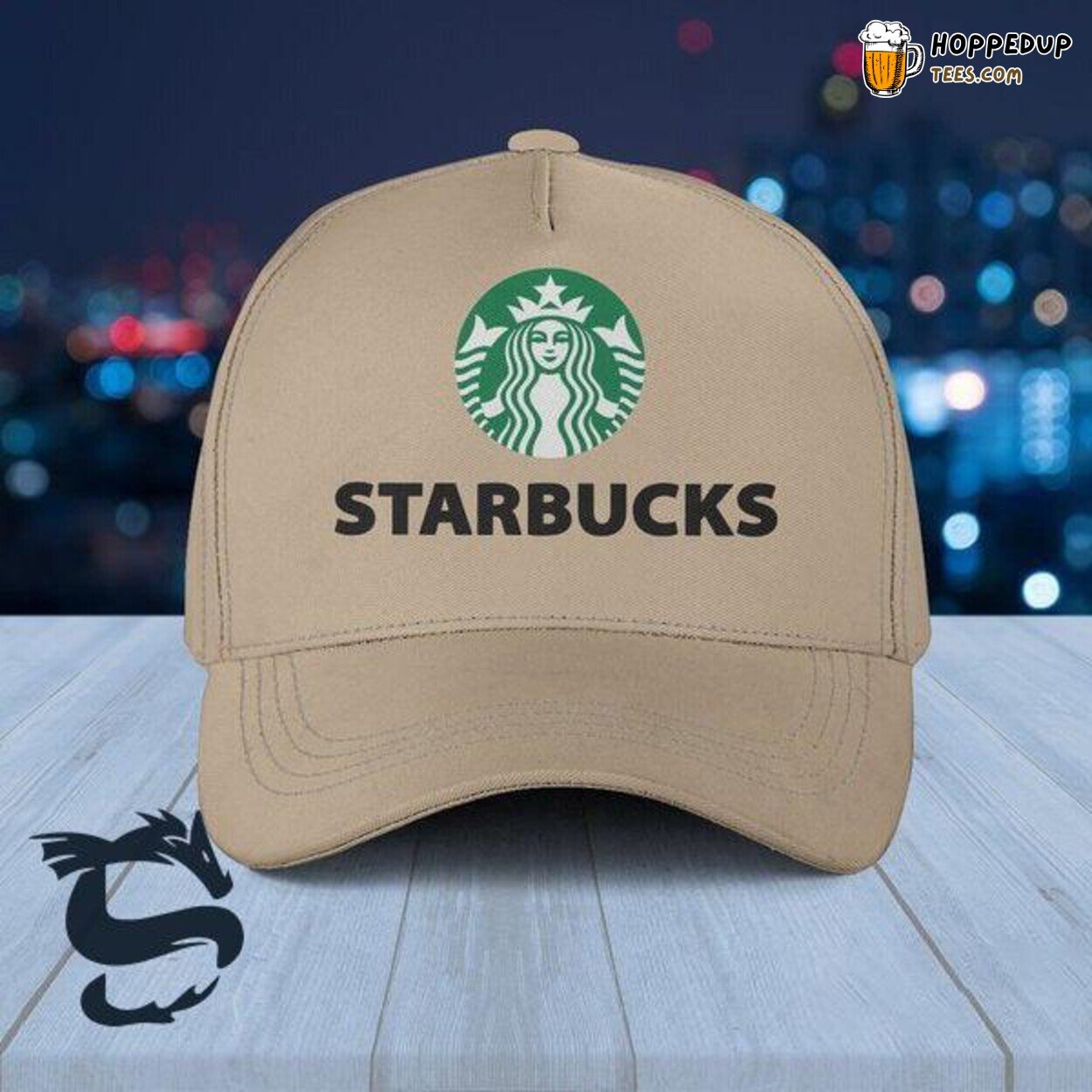 Starbucks Basic Cap Sleek Black Elegant Coffee Inspired Fashionable Style