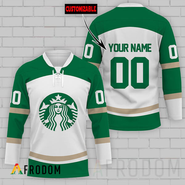 Starbucks Enthusiast Custom Hockey Jersey HU