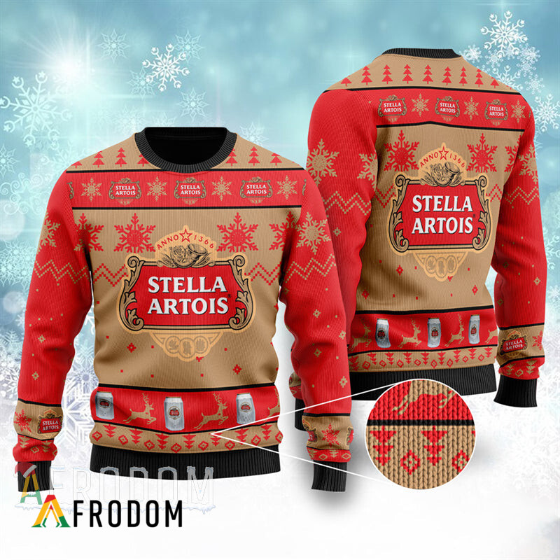 Stella Artois Special Holiday Christmas Sweater HU