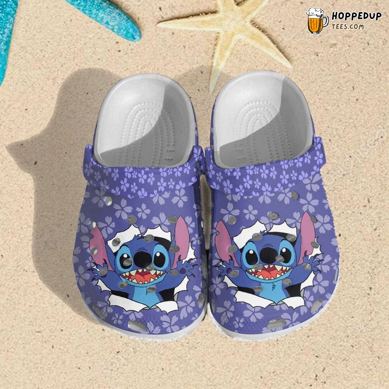 Stitch Themed Comfortable Unique Design Clog Shoes Casual Wear