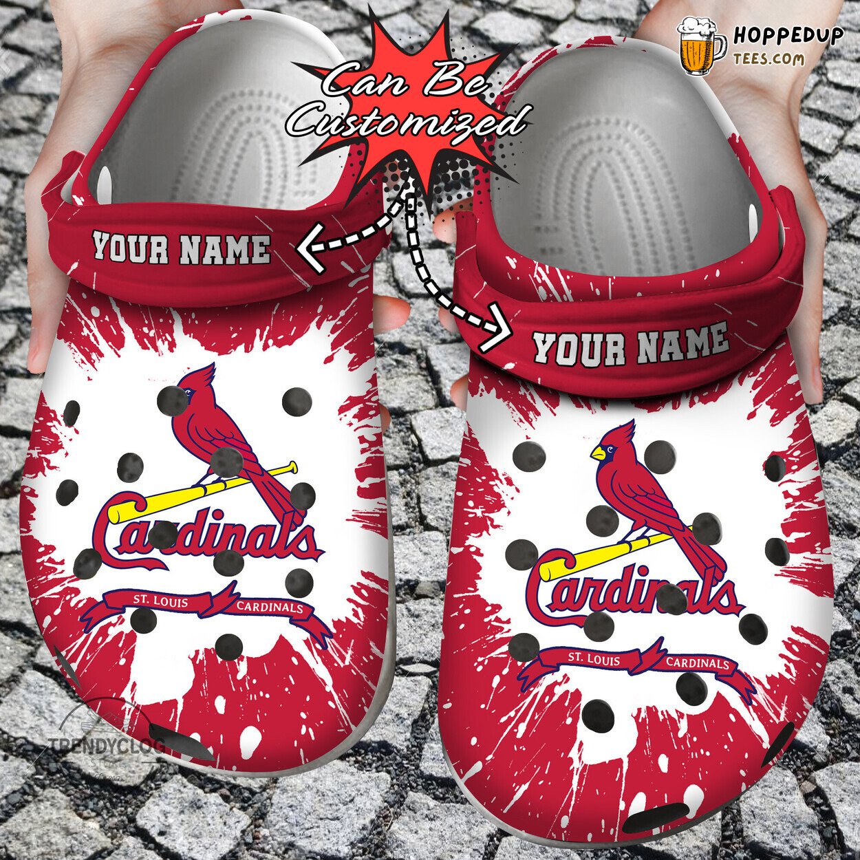 StL Cardinals Baseball Personalized Team Comfort Clog Shoes Design