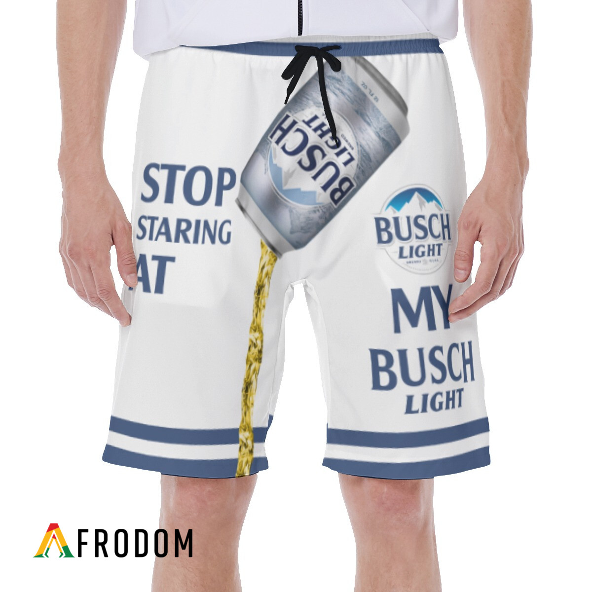 Stop Staring At My Busch Light Hawaii Shorts HU