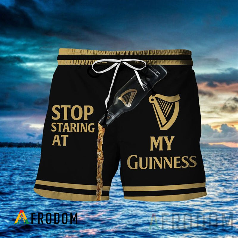 Stop Staring At My Guinness Hawaii Shorts HU