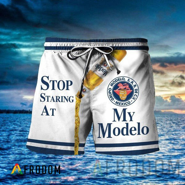Stop Staring At My Modelo Hawaii Shorts HU