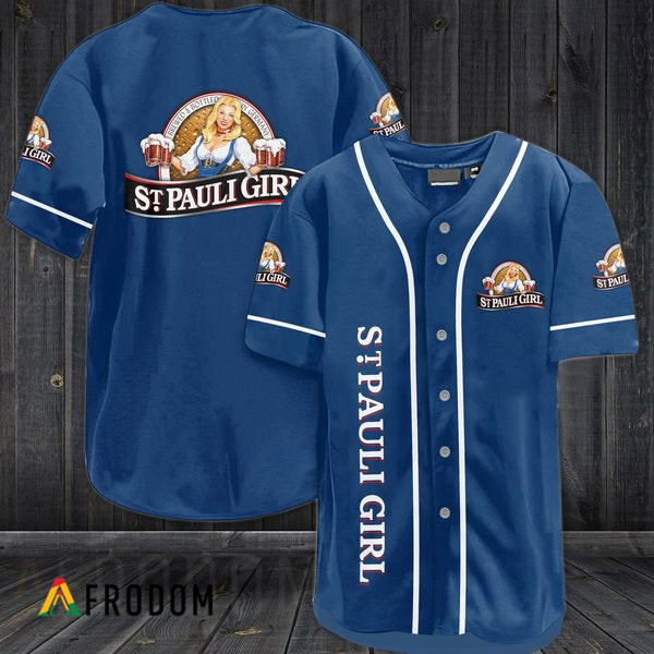 StPauliGirlBeer Vintage Baseball Jersey HU