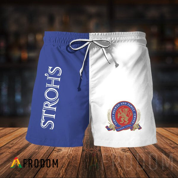 StrohsBeer Vintage Hawaiian Shorts HU