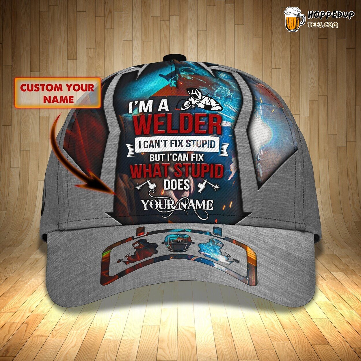 Strong Metal Bonds Personalized 3D Cap Honoring Welder’s Craftsmanship