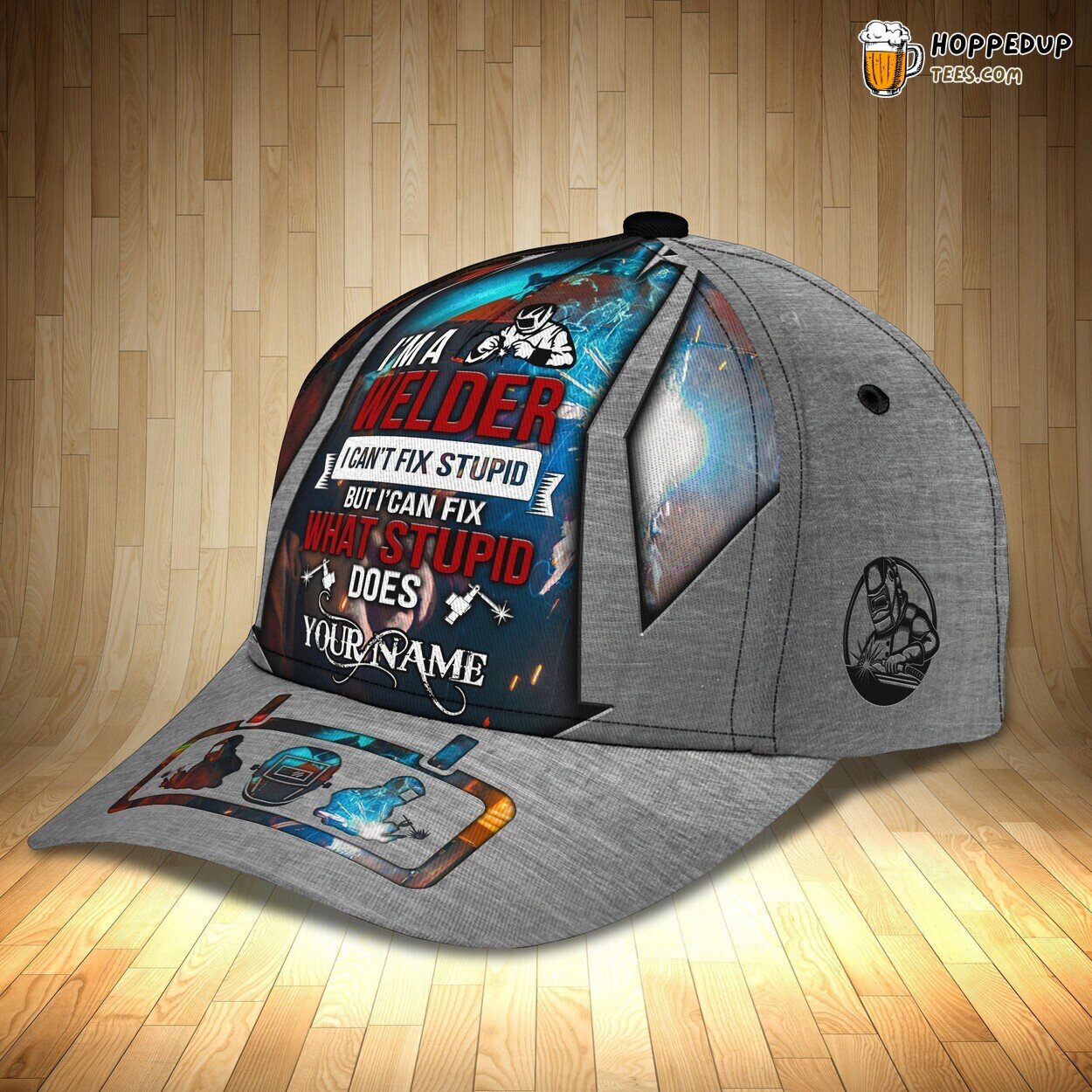 Strong Metal Bonds Personalized 3D Cap Honoring Welder’s Craftsmanship