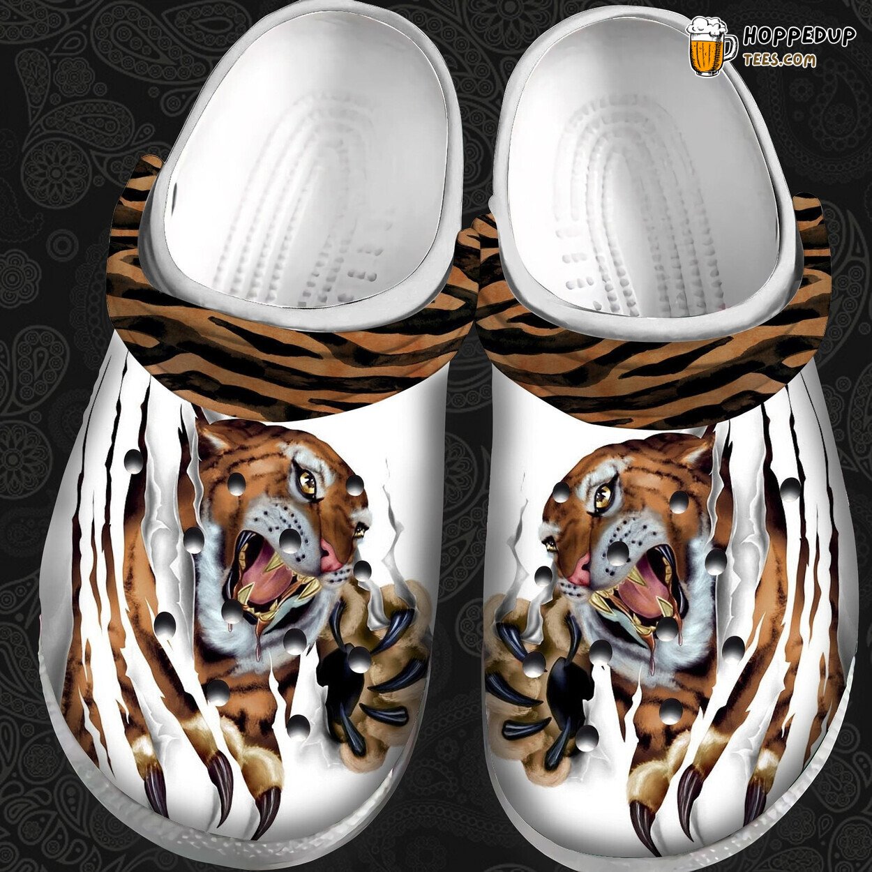 Strong Tiger Keep Calm Your Strong Birthday Gift Men Clogs