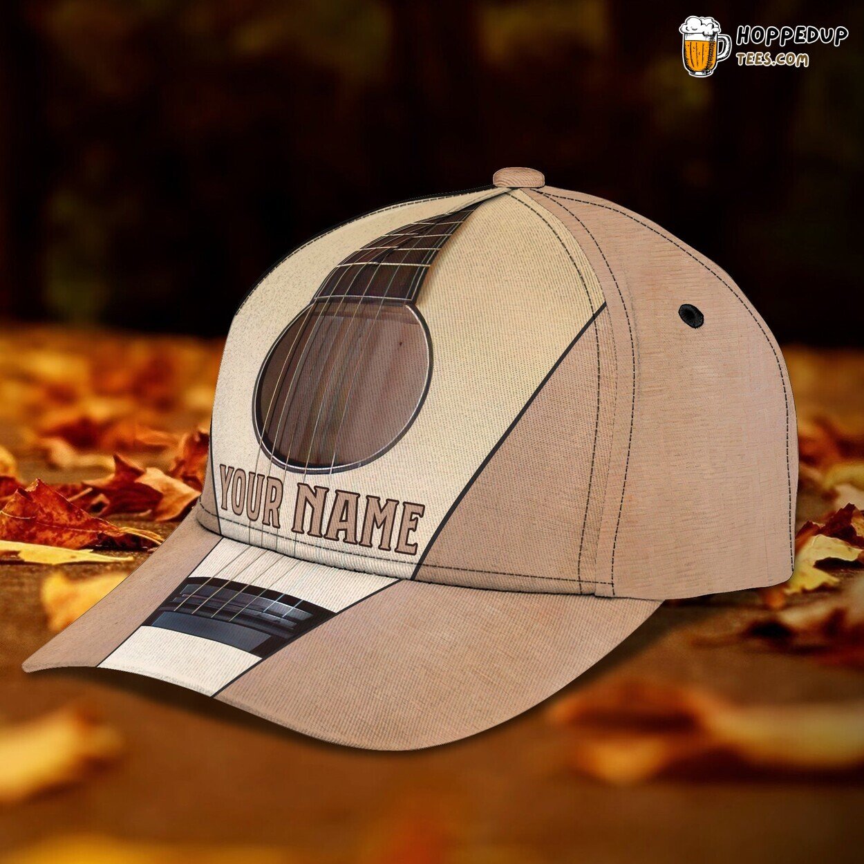 Strum the Guitar 3D Classic Cap Personalized Unique Name Edition Strum the Guitar 3D Classic Cap Personalized Unique Name Edition