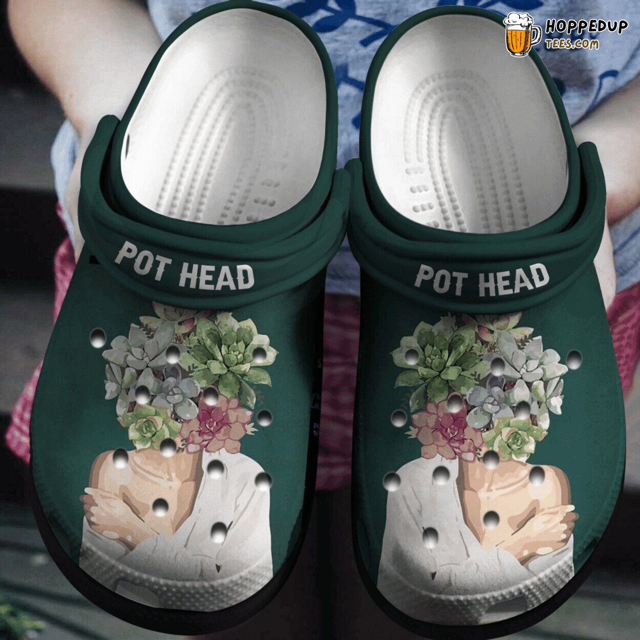 Succulent Plant Lover Gift Comfortable Rubber Clogs Botanical Footwear