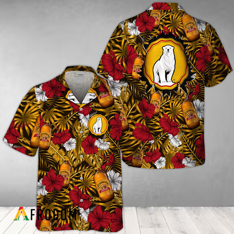 Summer Aloha Floral Bundaberg Rum Hawaiian Shirt HU