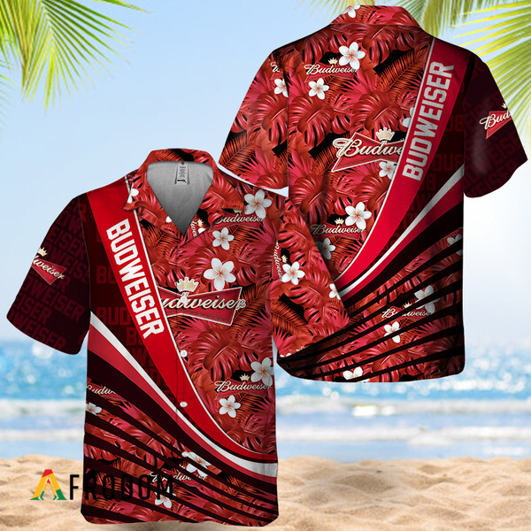 Summer Aloha Tropical Budweiser Beer Hawaiian Shirt HU