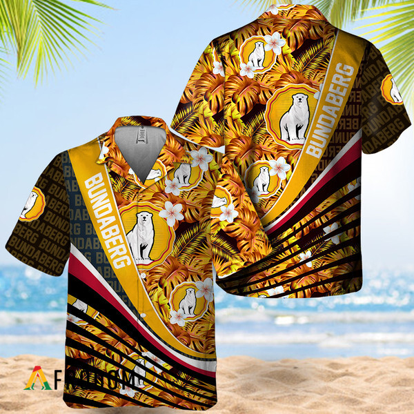 Summer Aloha Tropical Bundaberg Rum Hawaiian Shirt HU