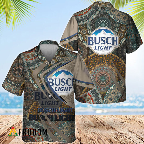 Summer Boho Mandala Busch Light Hawaiian Shirt HU