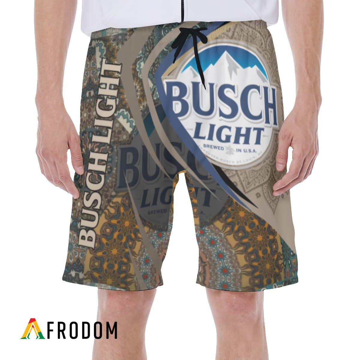 Summer Boho Mandala Busch Light Hawaiian Shorts HU