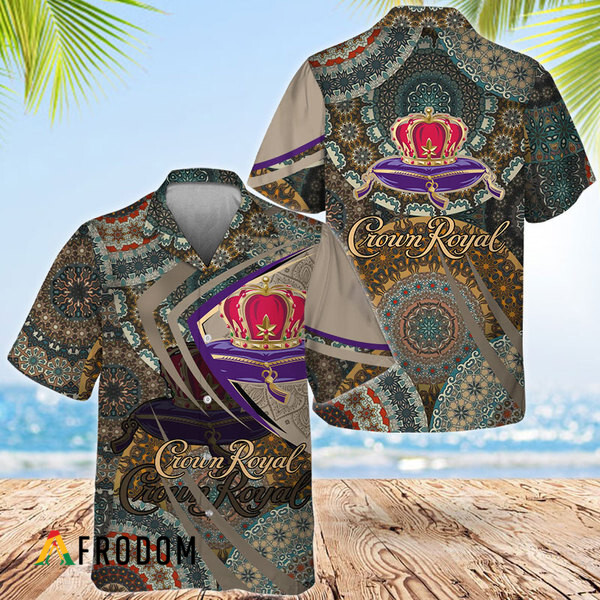 Summer Boho Mandala Crown Royal Hawaiian Shirt HU