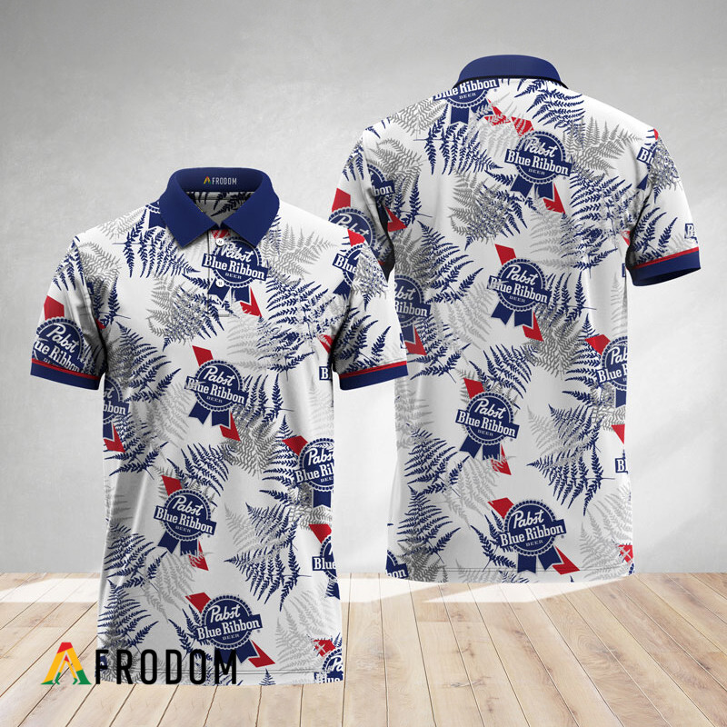 Summer Breeze Pabst Blue Ribbon Polo Shirt HU
