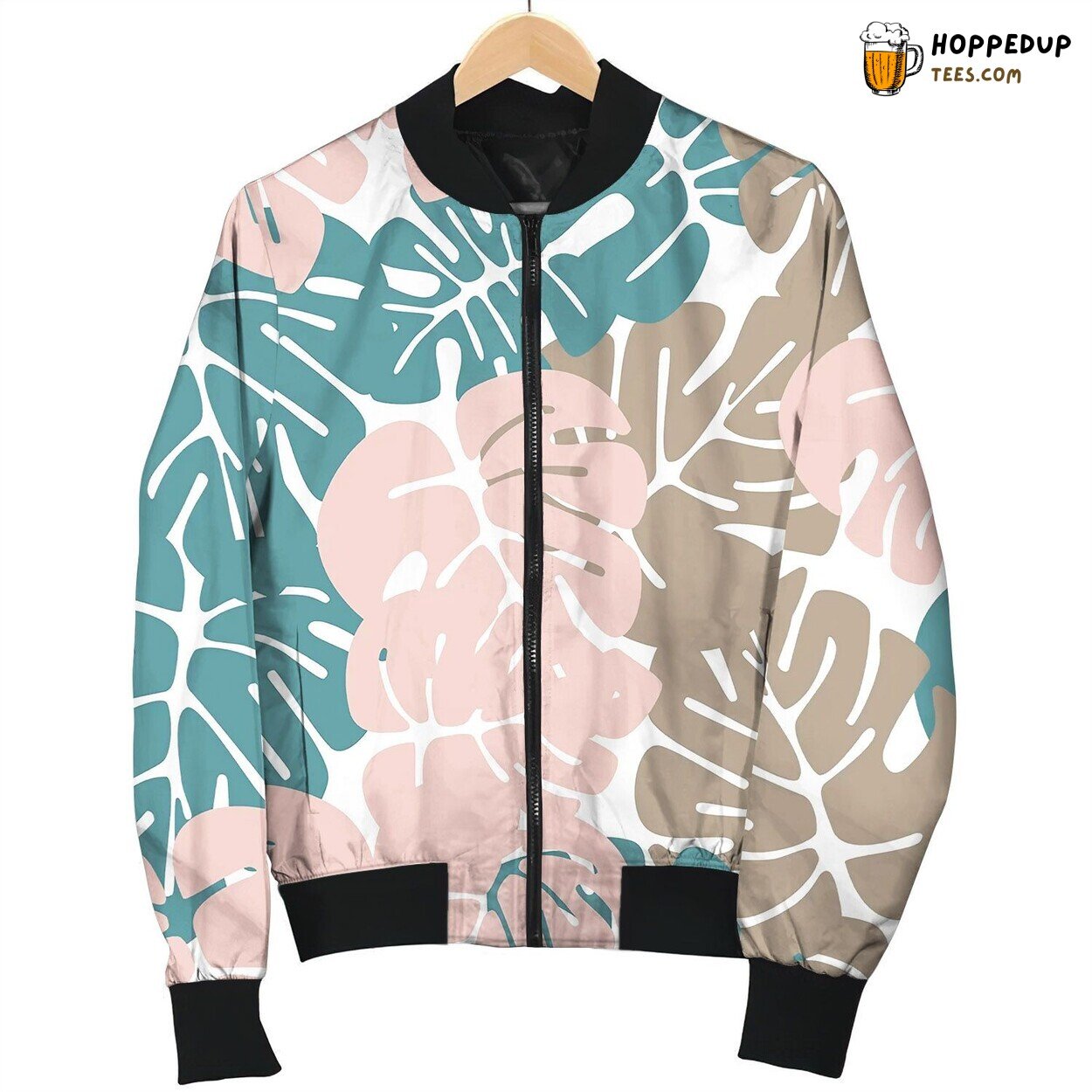 Summer Seamless Tropical Pattern V Bomber Jacket