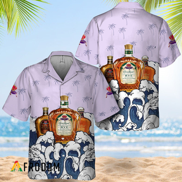 Summer Waves Crown Royal Hawaiian Shirt HU