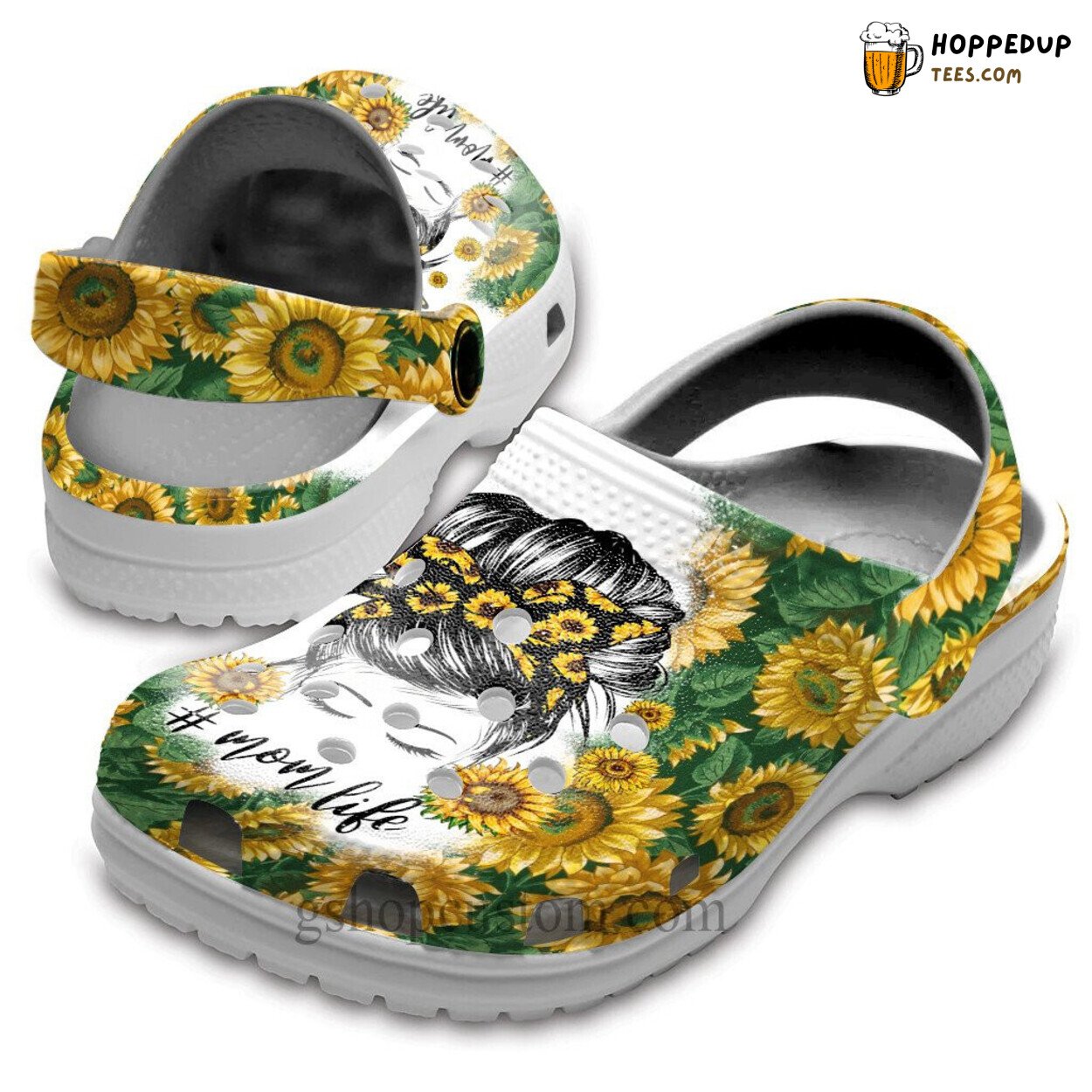 Sunflower Mom Life Mimi Themed Croc Clogs Mother Day Special Gifts