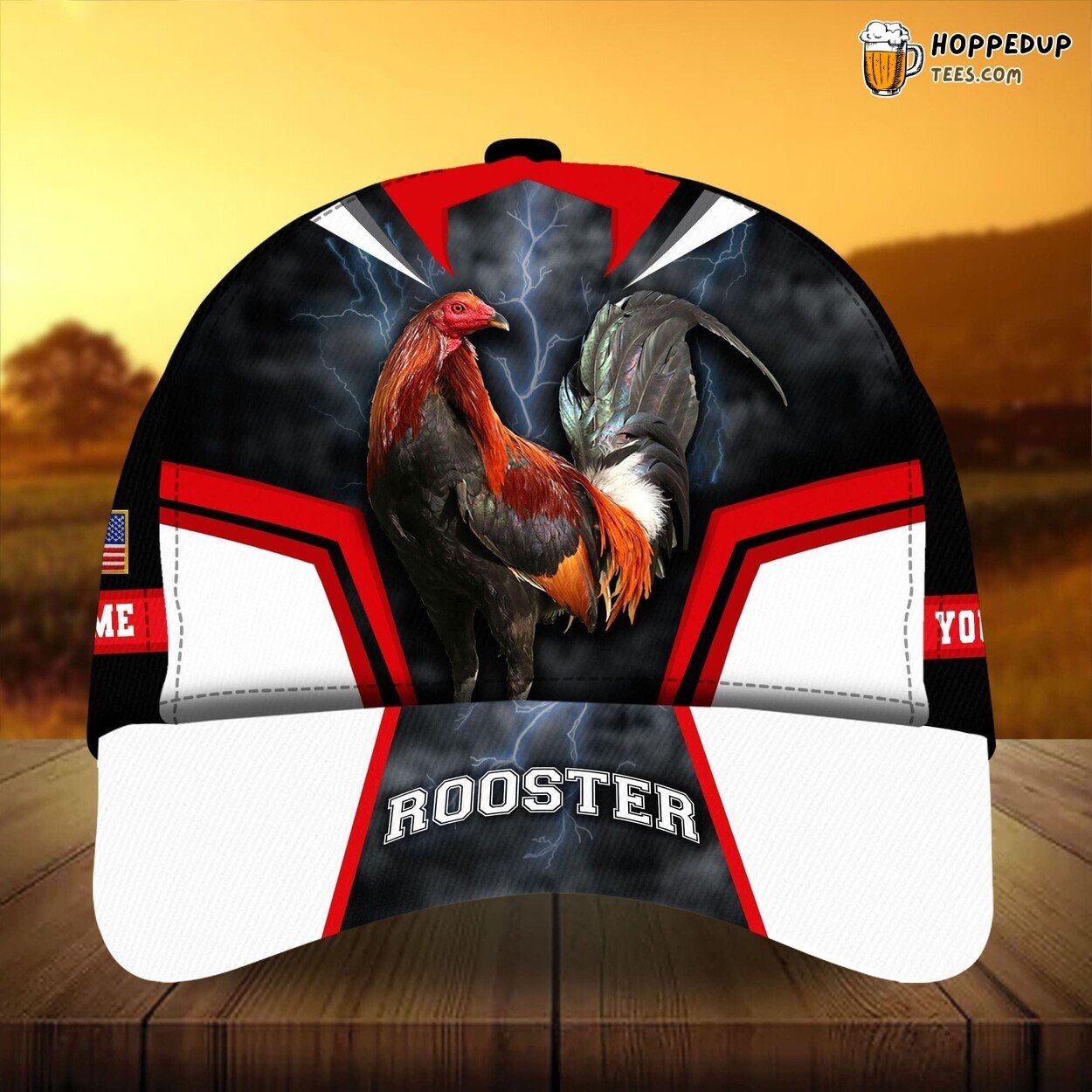 Super Cool Rooster 3D Cap Personalized Name Lover Design Unique Baseball Hat Super Cool Rooster 3D Cap Personalized Name Lover Design Unique Baseball Hat