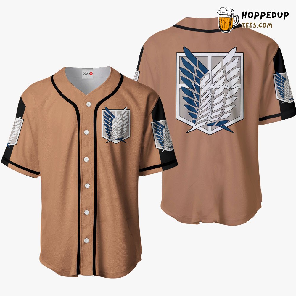 Survey Corps Distinctive Design Anime Baseball Jersey Unique Collection Survey Corps Distinctive Design Anime Baseball Jersey Unique Collection