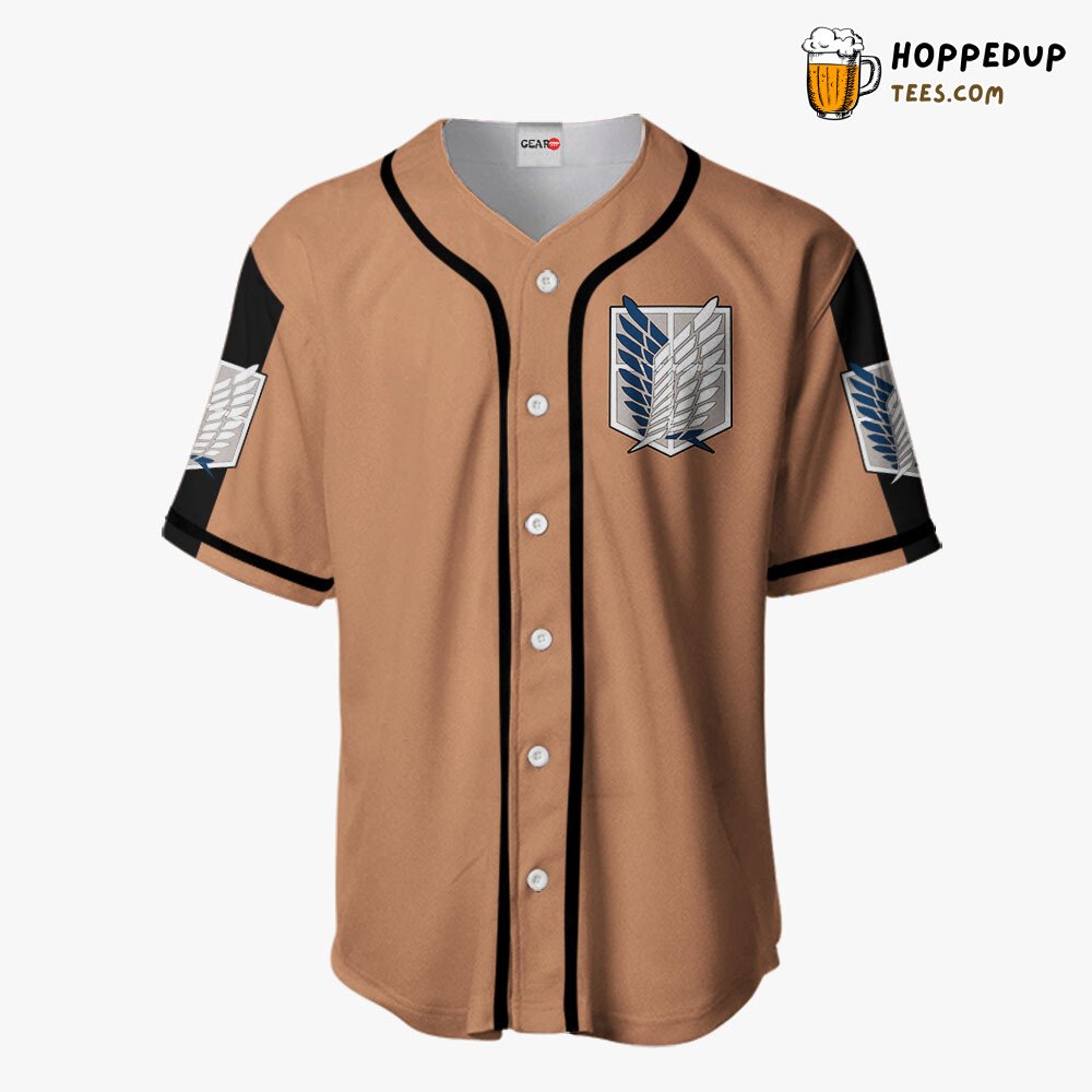 Survey Corps Distinctive Design Anime Baseball Jersey Unique Collection